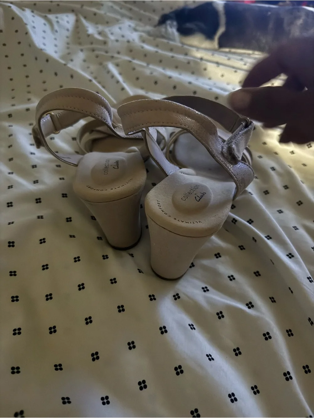 Clarks Women's Strappy Crisscross Slingback Sandals in Beige